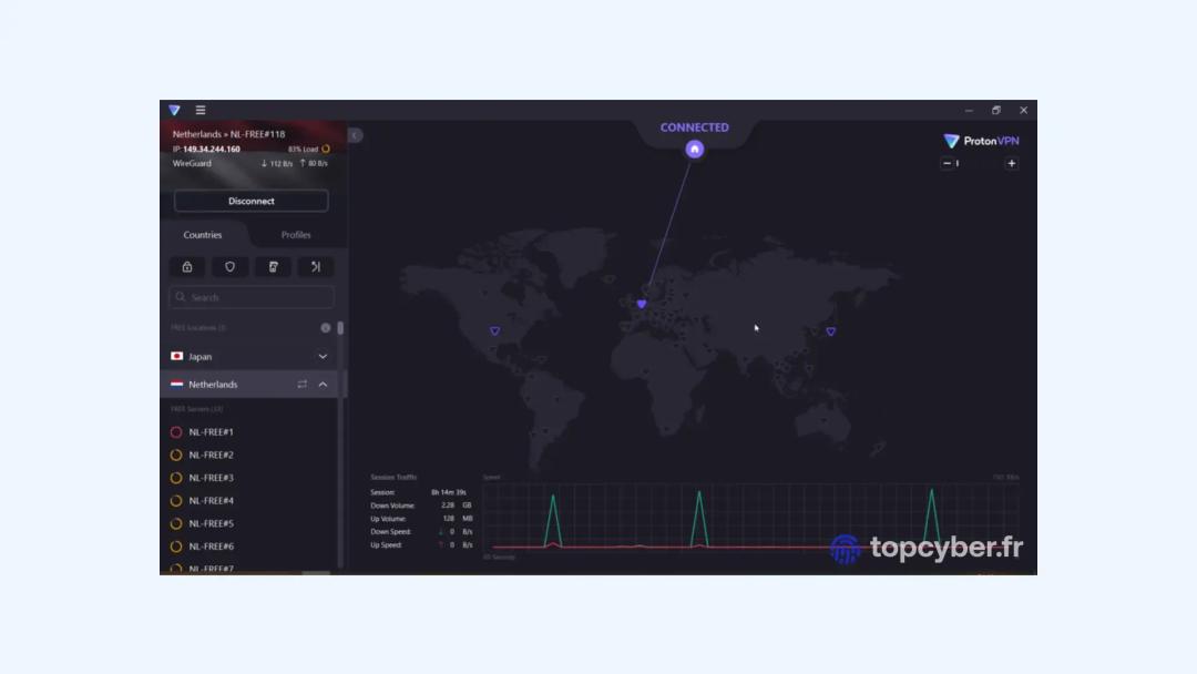 Application de Proton VPN